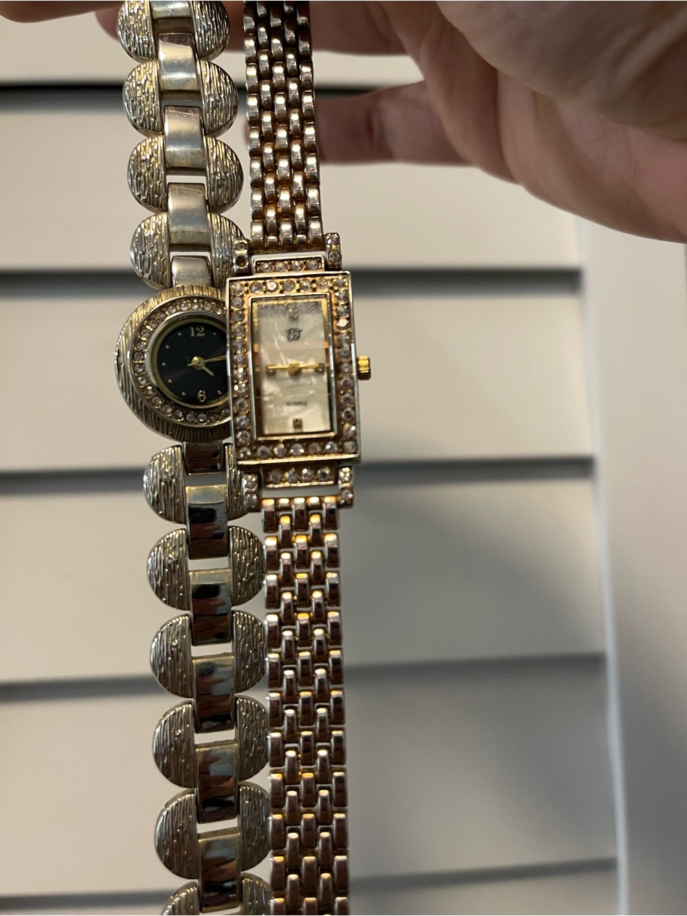 2 pc Gold-Tone Crystal Accent Women's  Watches